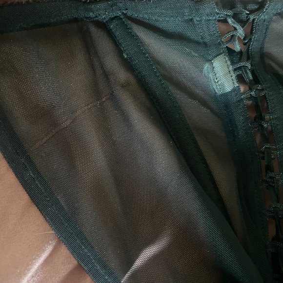 Black Lace Corset Top - Picture 7 of 7